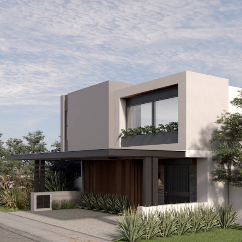 Fachada angular Casa Britania