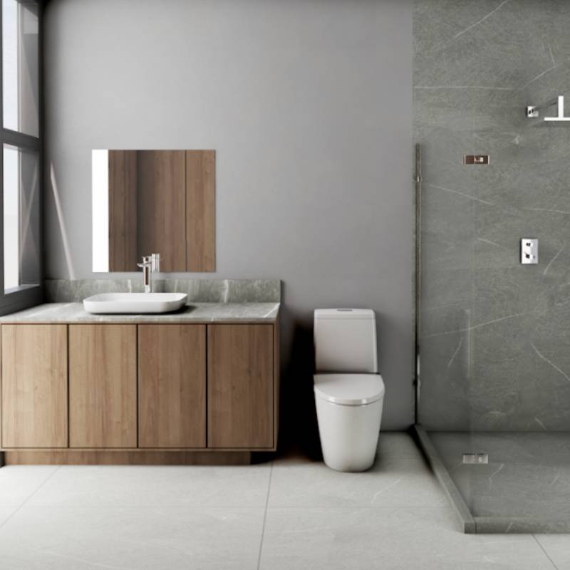 Baño completo diseño contemporáneo